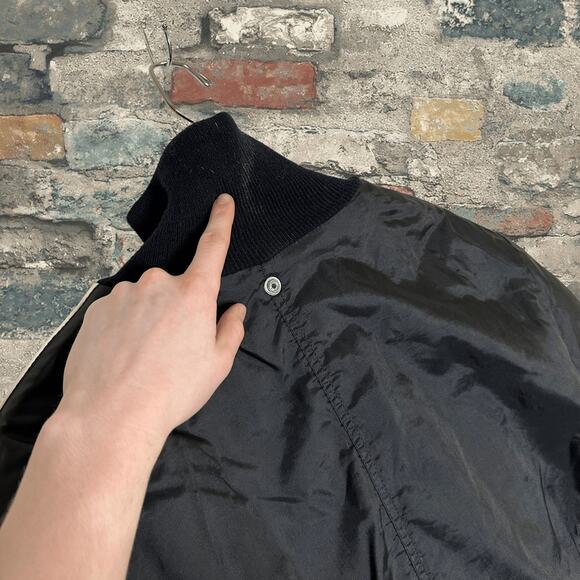 Vintage Snow King Snow Suit Jet Black Baggy Wide Leg Fit Coveralls Insulated 90s - Picture 4 of 4